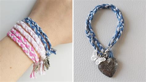 Come creare i braccialetti con i fili di cotone .